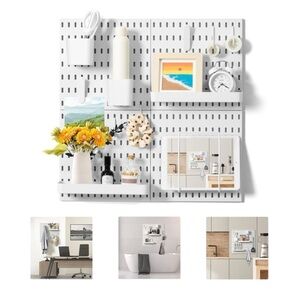 VUSIGN Pegboard Combination Wall Organizer Kit